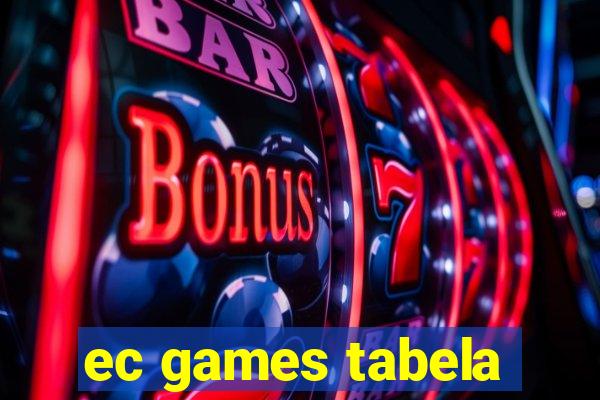 ec games tabela